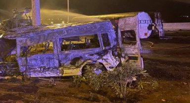 Freni patlayan tanker, 3 araca ve işçilere çarptı: 3 ölü, 11 yaralı