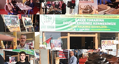 Umut Kervanı Midyat'ta Gazze yararına kermes düzenliyor 