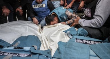 Siyonist işgal rejimi Gazze'de 63 gazeteciyi katletti