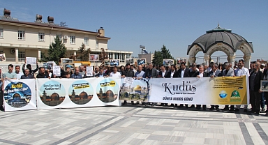 Midyat'ta Dünya Kudüs Günü etkinliği düzenlendi