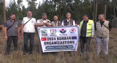 Etiyopya'da yardım çalışması yürüten dört yardım kuruluşu yüzlerce aileye kırmızı et ulaştırdı