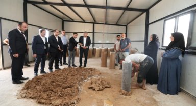 Mardin'de geleneksel arı kovanı üretim projesiyle istihdam fırsatı
