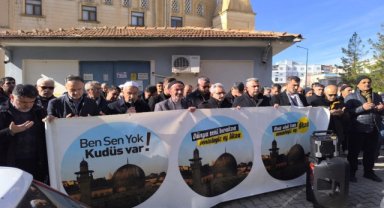 Midyat'ta Dünya Kudüs Haftası dolayısıyla basın açıklaması yapıldı