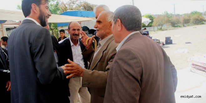 Mardin bağımsız adayı Kılınç, Midyat ve Şenköy'de ziyaretlerde bulundu