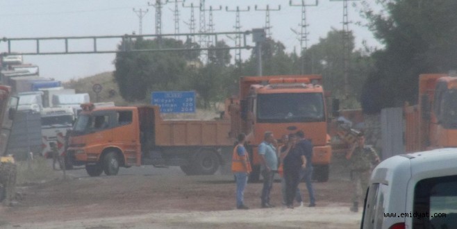Ömerli'de çukur kapatıldı, yol trafiğe açıldı