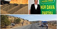 HÜDA PAR’ dan mıcırlı yol tepkisi