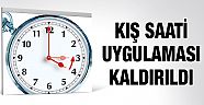 Kış saati uygulaması kaldırıldı!Saatler artık geri alınmayacak