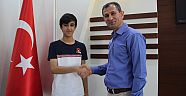 Midyat’ta LGS birincisi altın ile ödüllendirildi