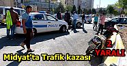 Midyat’ta trafik kazası: 2 yaralı