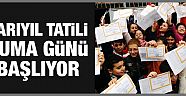 Yarıyıl tatili cuma günü başlıyor