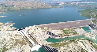 Ilısu Barajı'nda ilk türbin devreye girdi